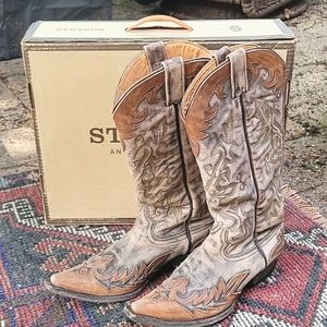 Stetson Women's Zip Calf Cowboy Boots